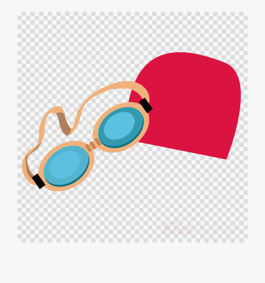 Swim Goggles Clipart.