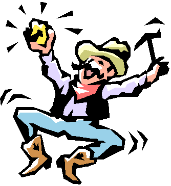 Gold Rush Clipart.