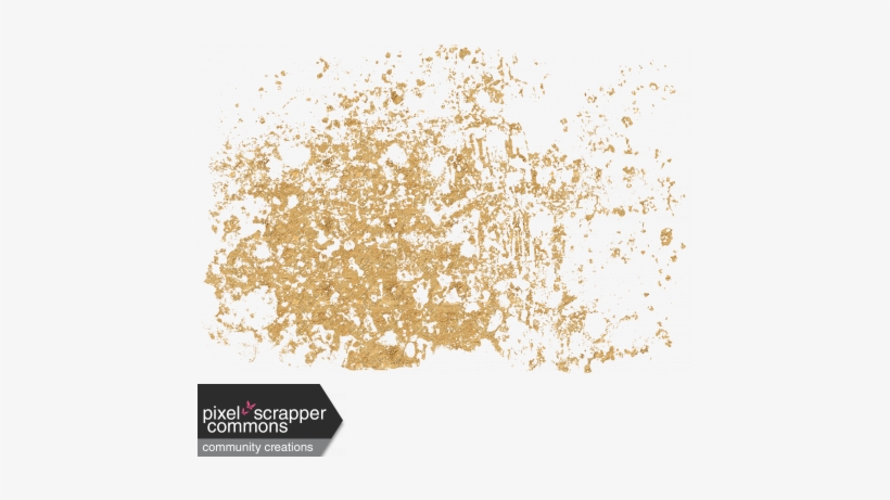 Gold Paint Splatter Png.