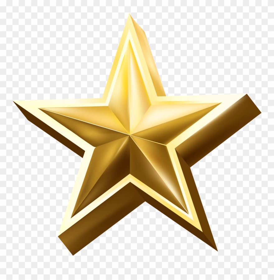 Gold Star Logo Free Clipart (#794554).