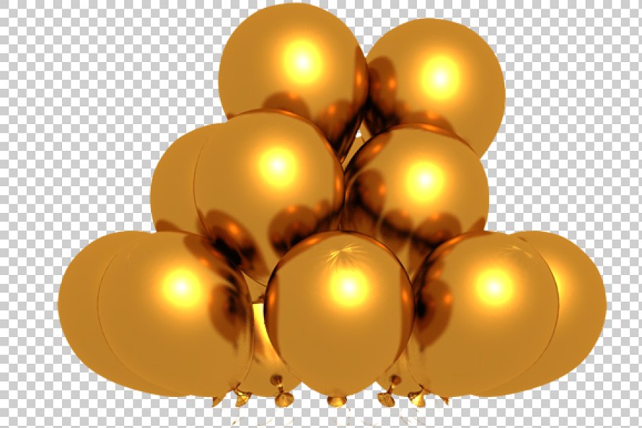 Golden Balloons.