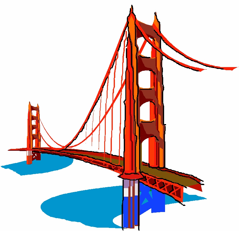 Golden Gate Bridge Clipart#2045064.