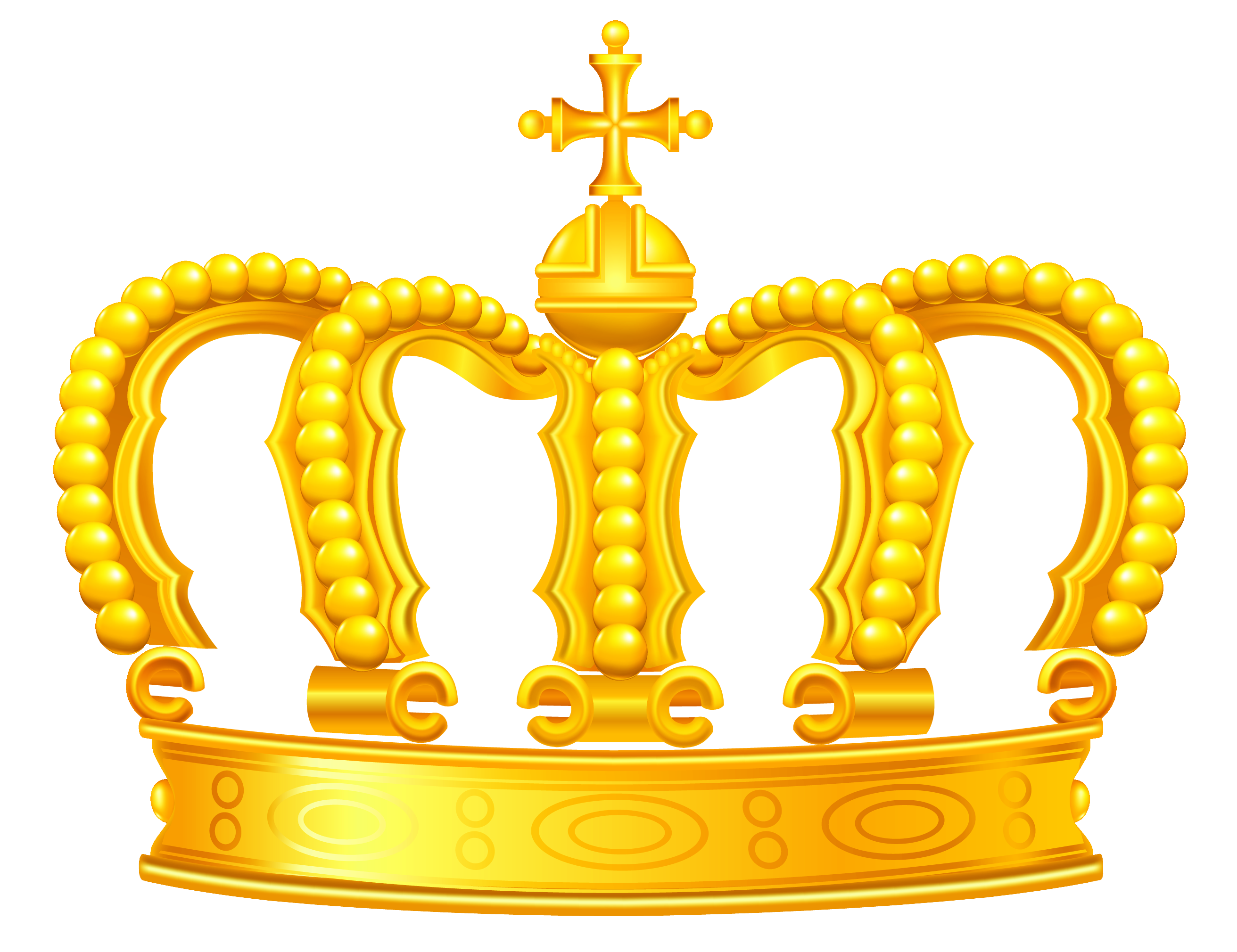 Golden crown clipart.