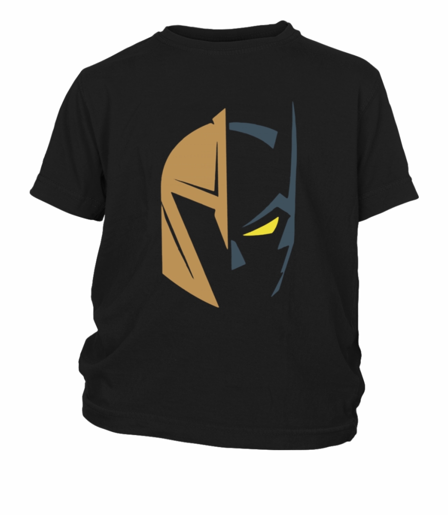 Vegas Golden Knights Logo And Batman The Dark.