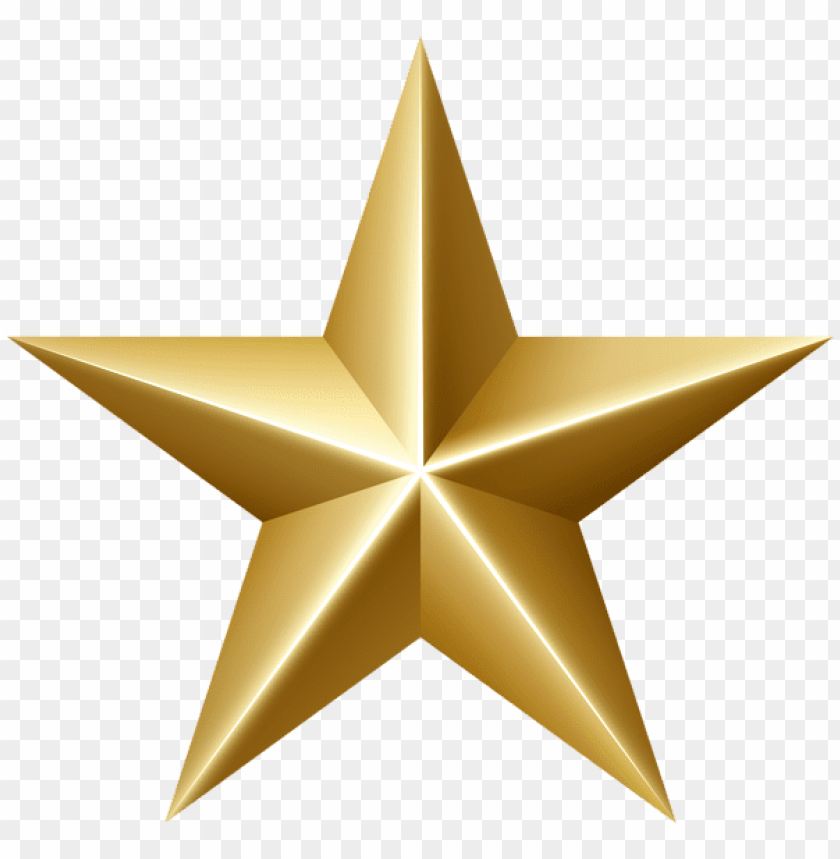 Download golden star clipart png photo.