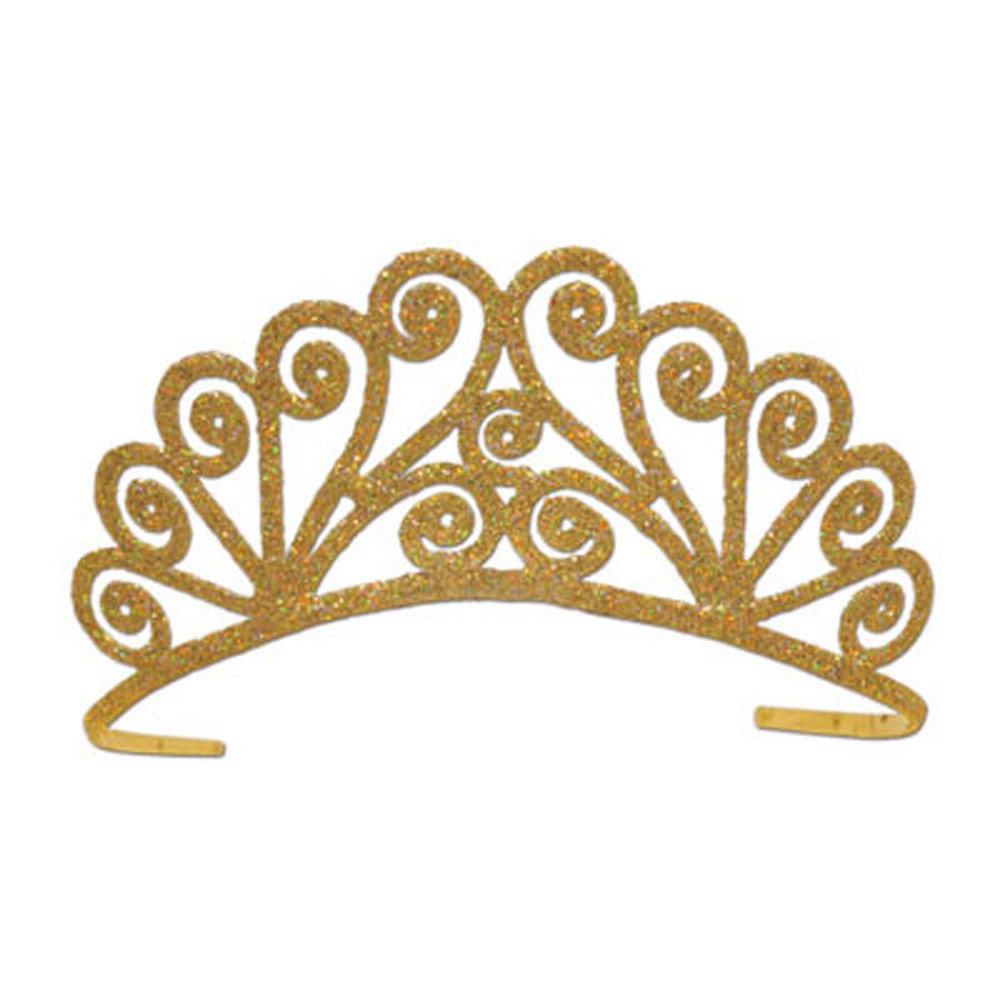 Gold princess tiara clip art.