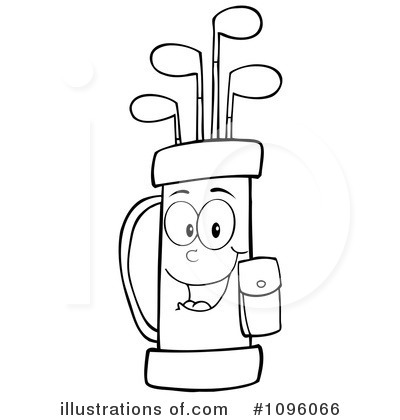 Golf Bag Clipart #1096066.