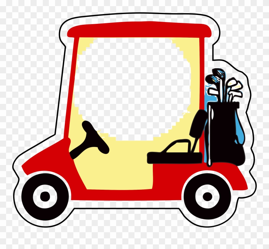 Golf Buggies Golf Clubs Golf Balls Cart.