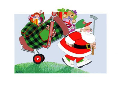 Christmas Golf Clipart#1896659.