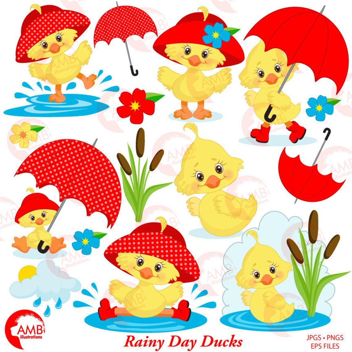 14 cliparts for free. Download Duckling clipart kawaii umbrella and.