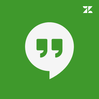 Google Hangouts App Integration with Zendesk Support.