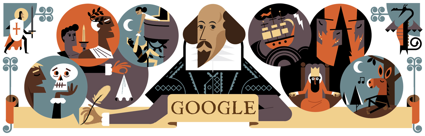 Celebrating William Shakespeare and St. George\'s Day 2016.