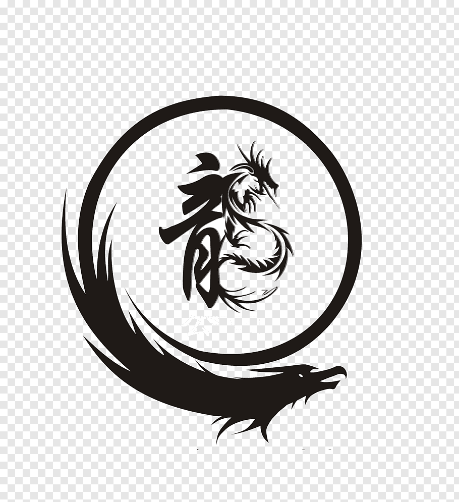 Black dragon logo, Dragon Logo, Dragon LOGO free png.