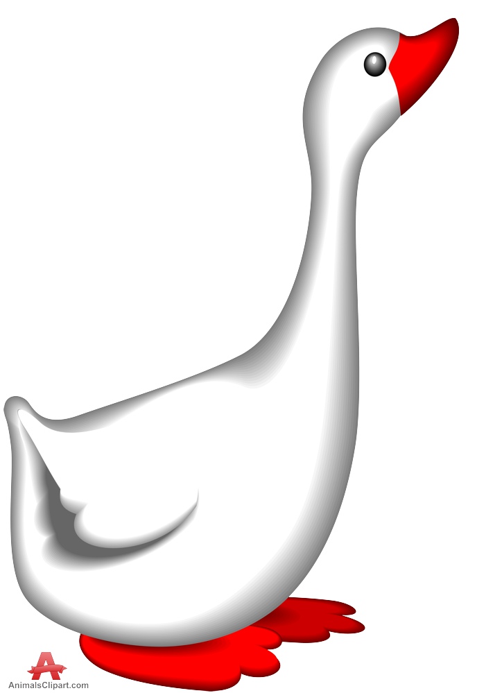 Goose clip art clipart 2 image #42086.