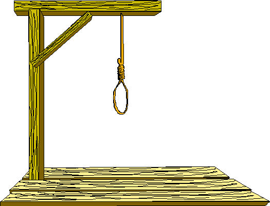 Gallows Clipart.