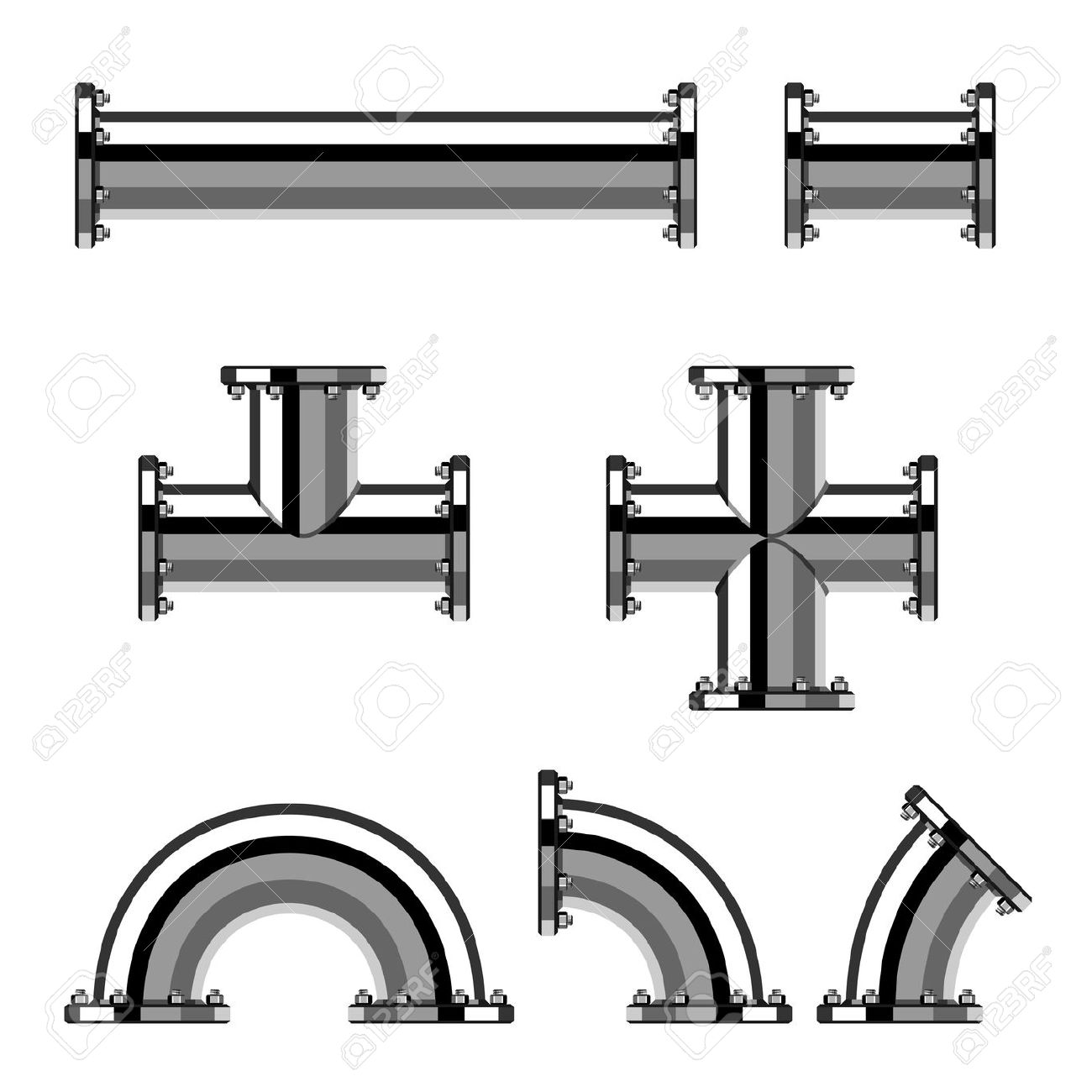 Pipes clip art.