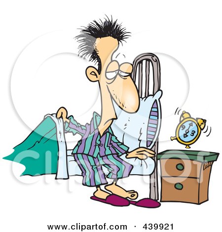 Getting Out Of Bed Clipart Images.