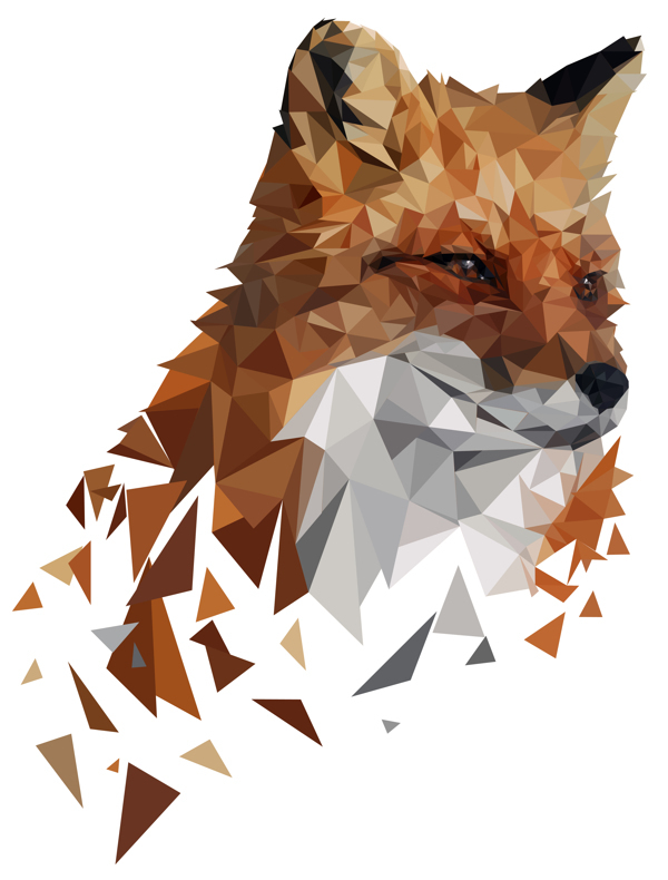 Design Inspiration: '06 Geometric Animal' by Roosevelt Graphic.