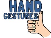 Clipart hand gestures.