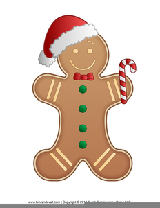 Clipart Gingerbread Man Running.