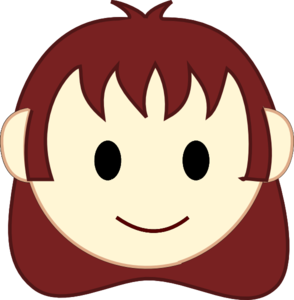 Small Girl Face Clipart.