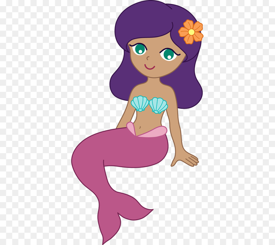 Free Little Girl Mermaid Silhouette, Download Free Clip Art.