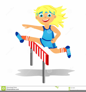 Girls Track Clipart.