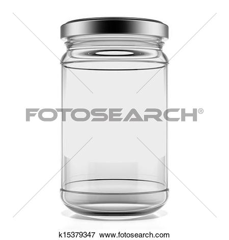 Stock Illustration of Glass jar k15690356.