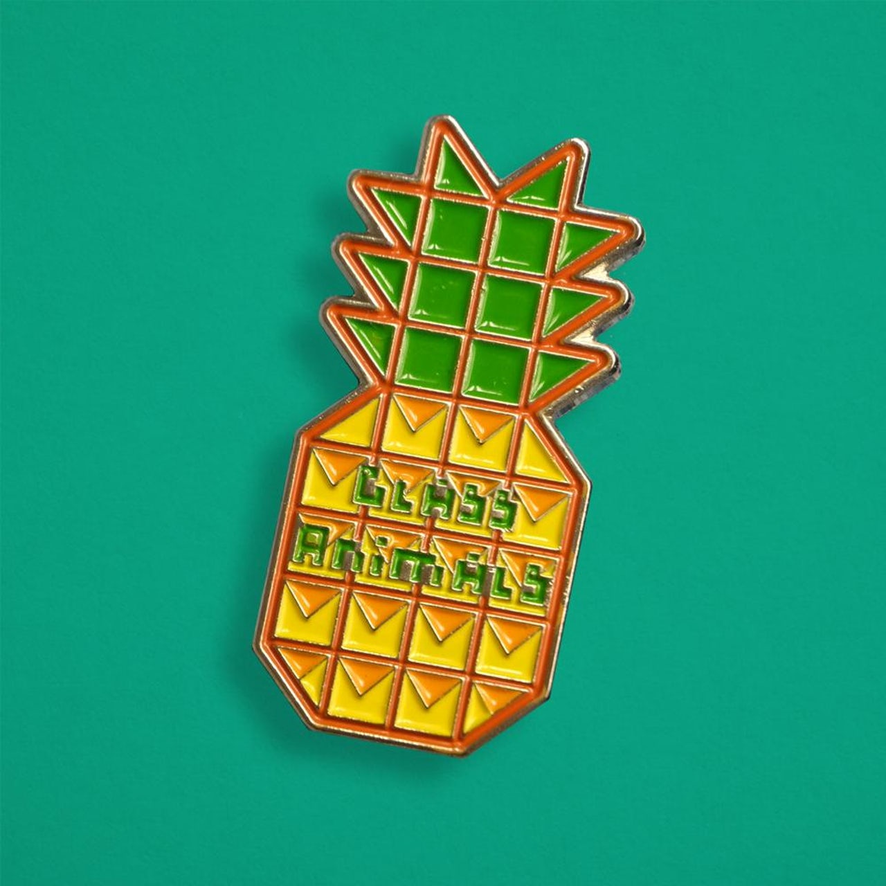 Glass Animals PINEAPPLE PIN BADGE.