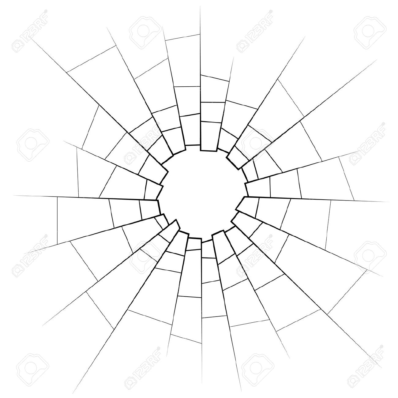 Glass crack clipart.