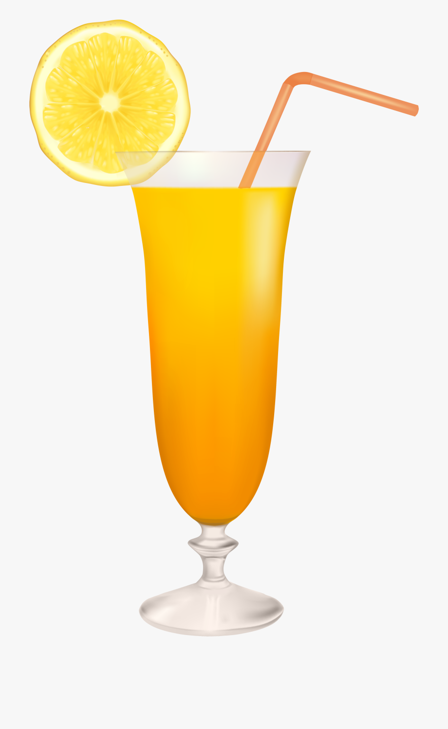 Cocktail Glass With Lemon Png Clipart.