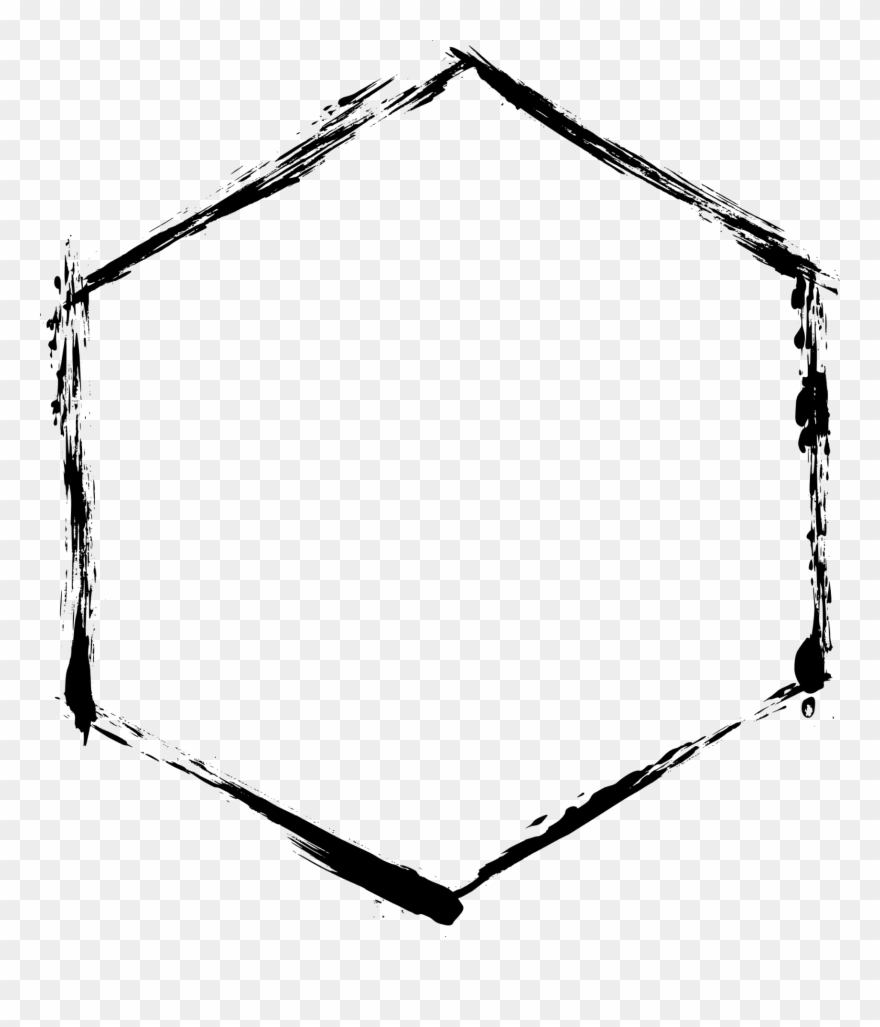 Freetoedit Remixit Frame Grunge Pattern Shape Hexagon.