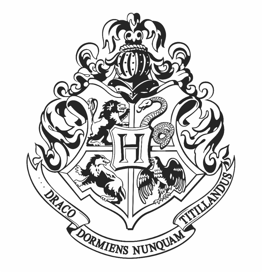 Free Hogwarts Crest Silhouette, Download Free Clip Art, Free.