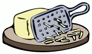 Showing post & media for Grated cheese clip art cartoon.