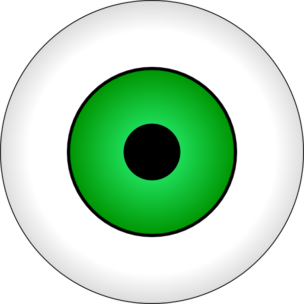 Green eyed monster clipart.