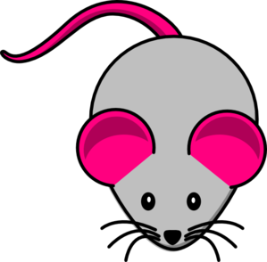 Grey Pink Mouse Clip Art at Clker.com.