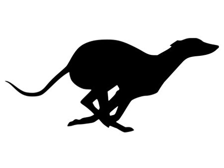 Running Greyhound Silhouette at GetDrawings.com.