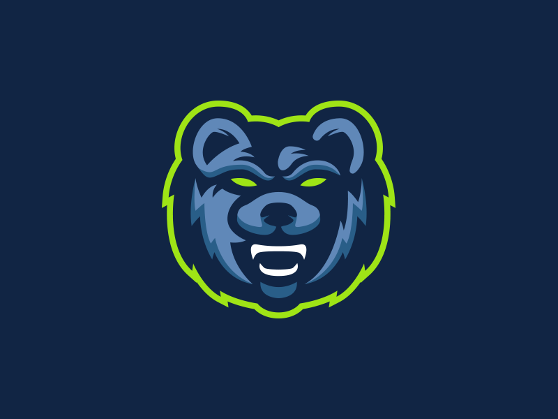 Grizzly Bear Mascot Logo by Kyle Papple on Dribbble.