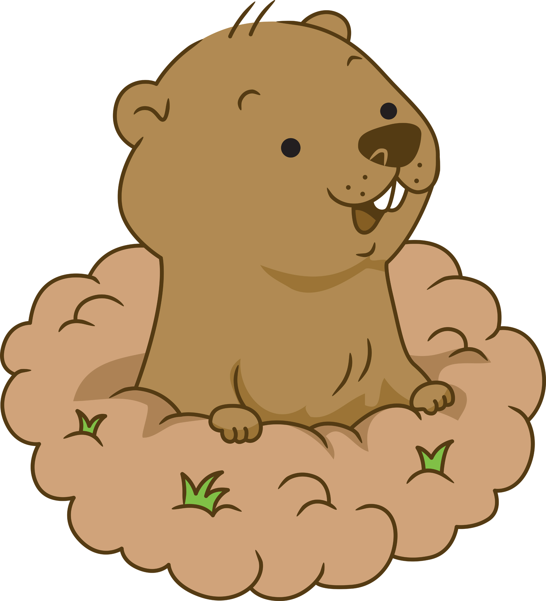 Groundhog Clipart.