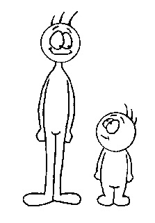 Growing Taller Clip Art.