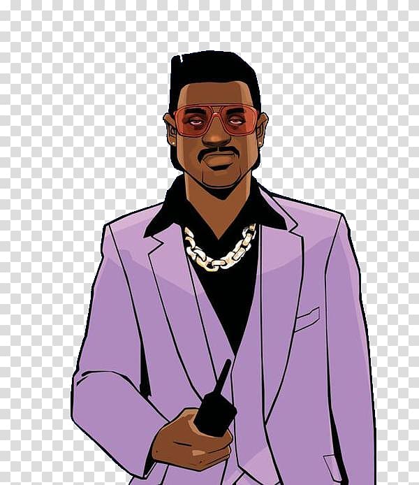 Grand Theft Auto Vice City character art, Grand Theft Auto.