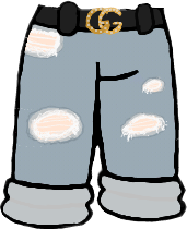 gachalife gacha pants jeans ripped rippedjeans gucci.