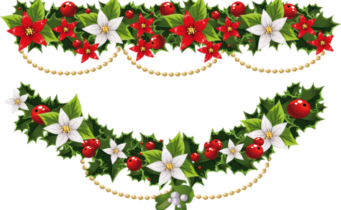 Guirnalda Navidad Png Vector, Clipart, PSD.