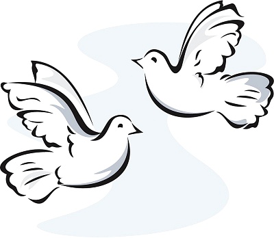 Two Dove Clipart.