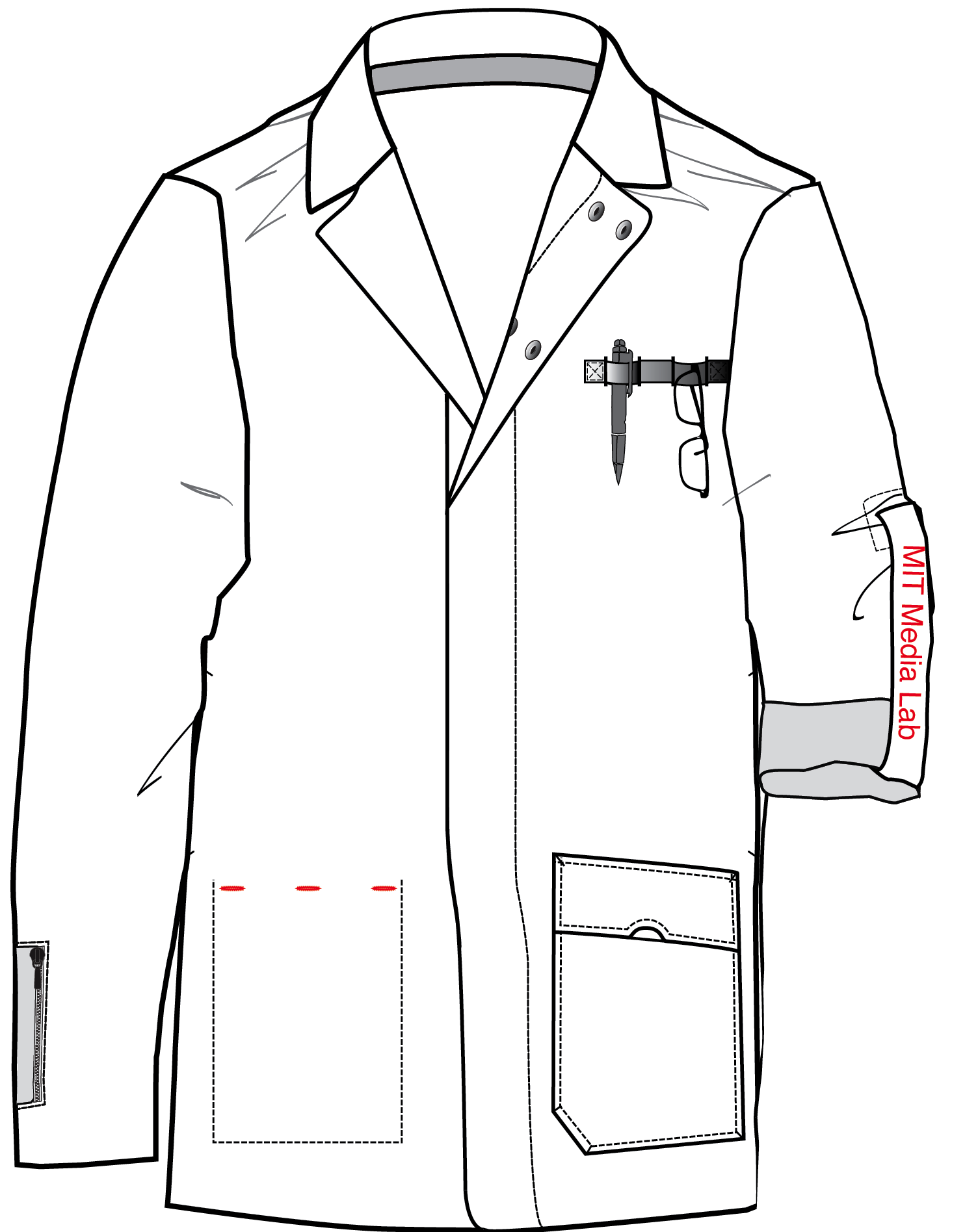 Lab Coat Sketch at PaintingValley.com.