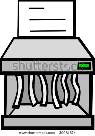 Paper Shredding Clipart.