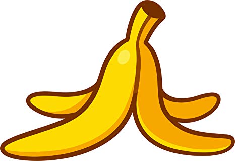 Amazon.com: Simple Ripe Yellow Banana Cartoon Art Emoji.