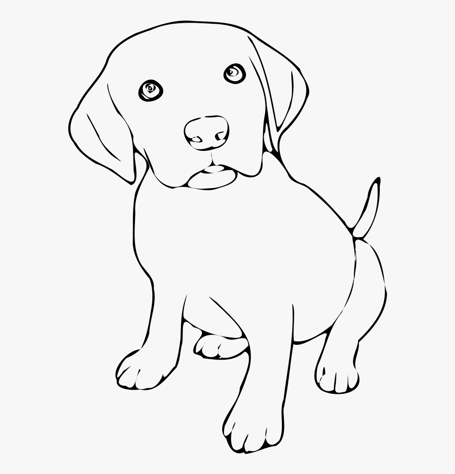 28 Collection Of Dog Clipart Png Black And White.