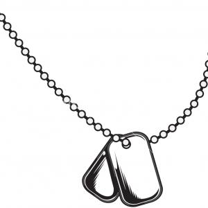 211 Dog Tag free clipart.