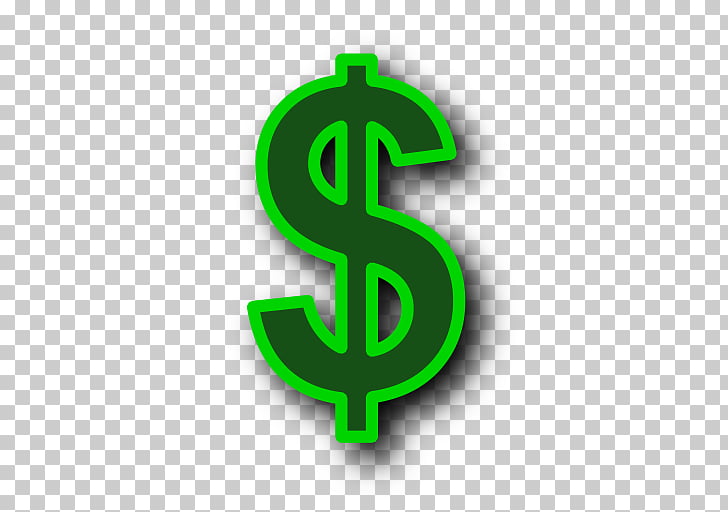 Dollar sign Money Icon, Green Dollar Symbol Transparent.